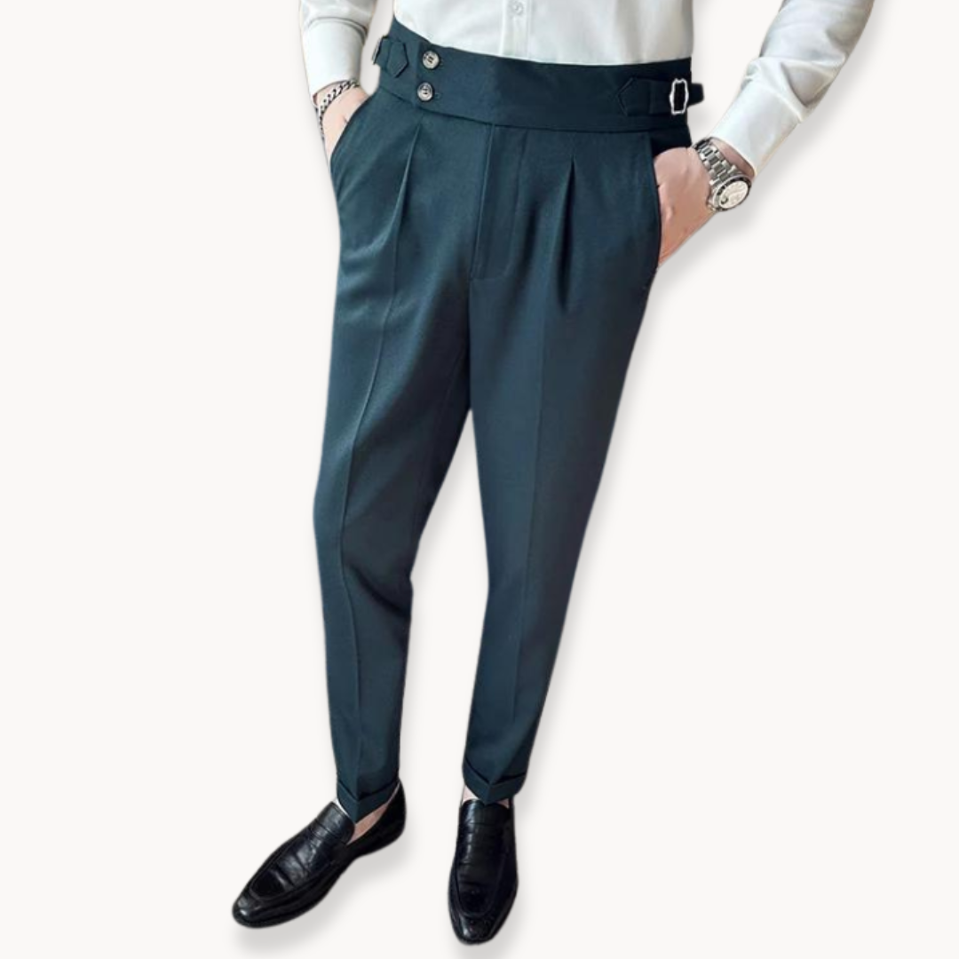 Men's Adjustable Drawstring Trousers - lifestyle view | SAINT DOR