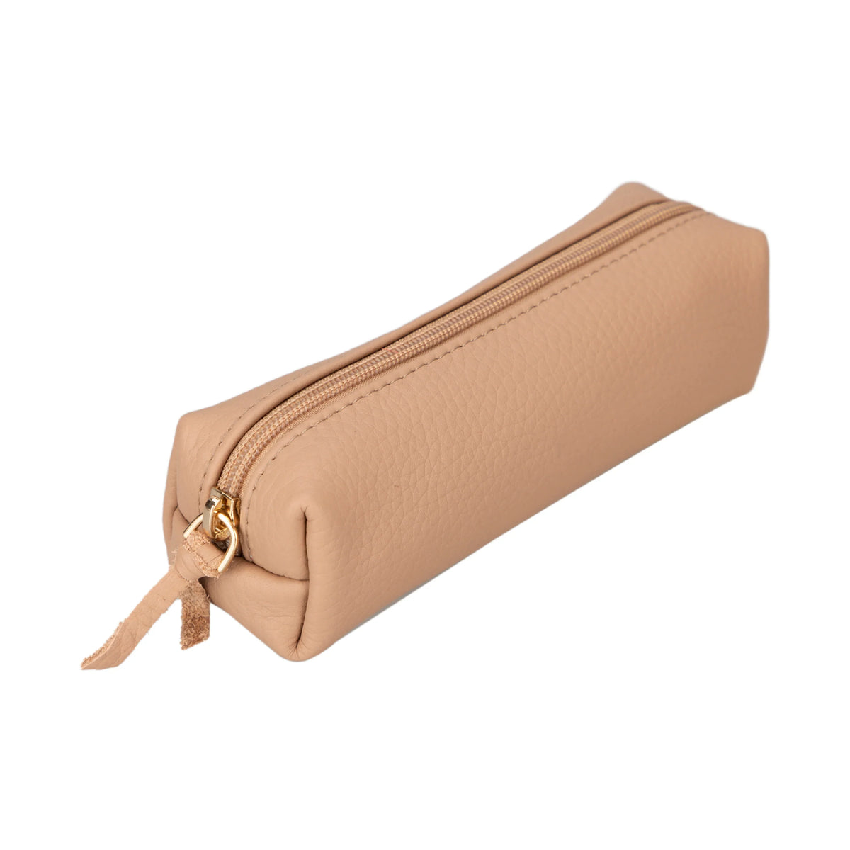 Leather Pencil Case in Cantaloupe