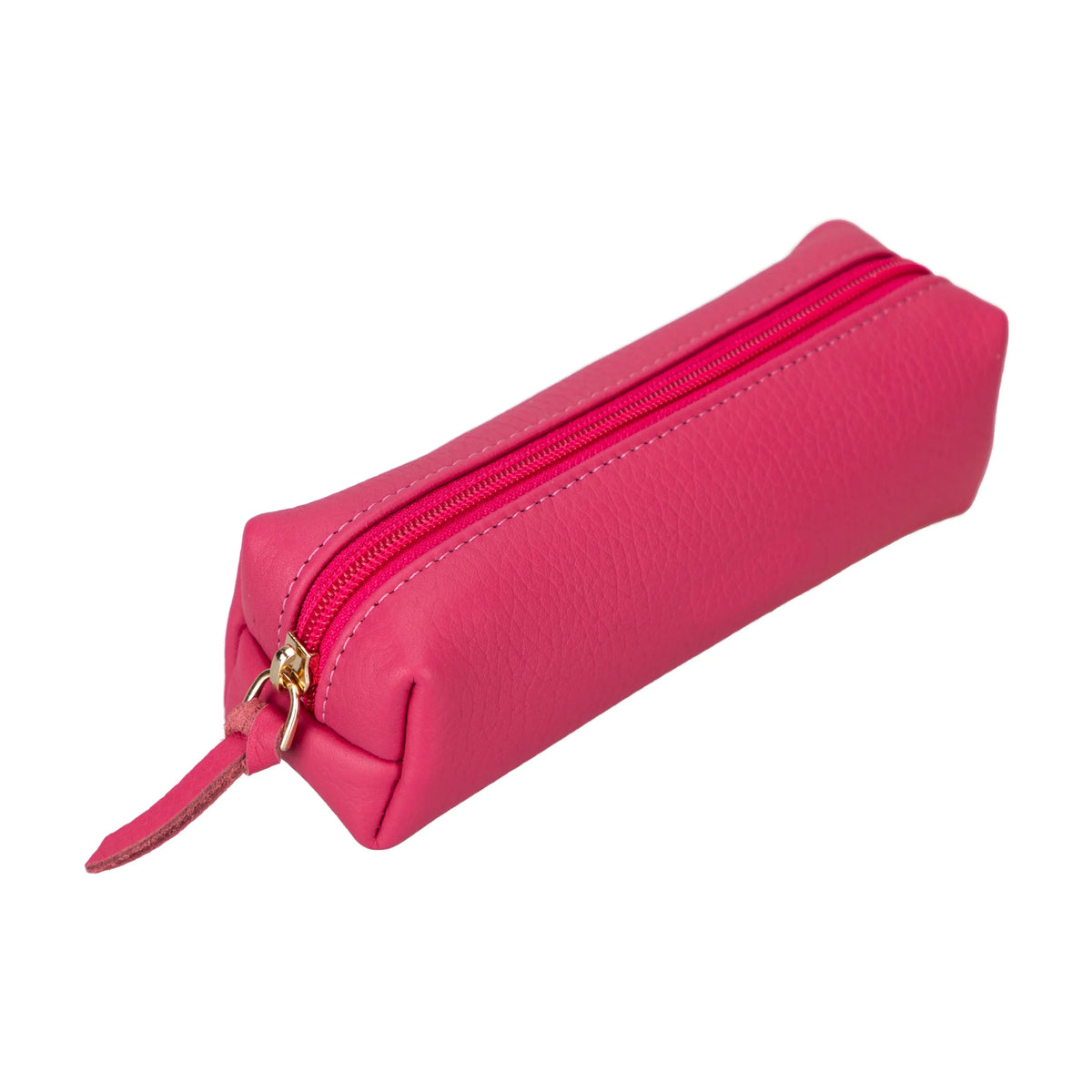 Leather Pencil Case in Boysenberry