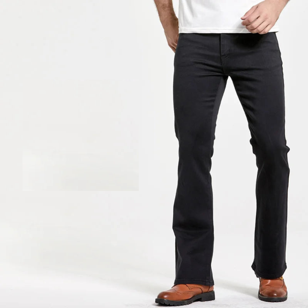 Men's Comfortable Jeans - Extended Sizes - side view | SAINT DOR