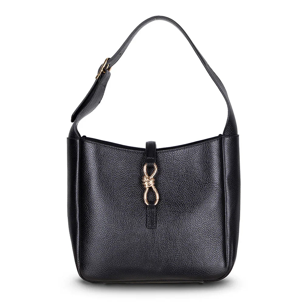 Women's Leather Bag in Black