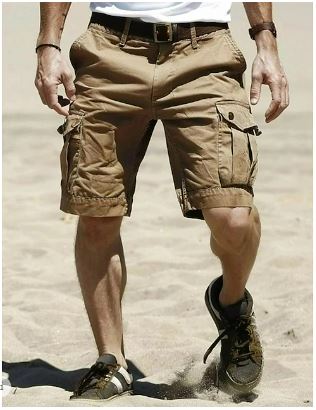 Men's Cargo Shorts – Robust & Breathable – Ample Storage – For Outdoor - front view