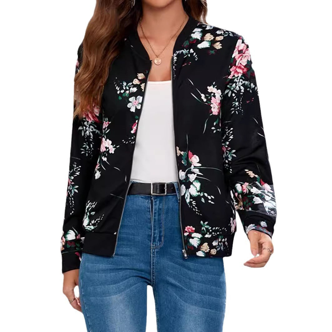 Women's Bomber Jacket in Black