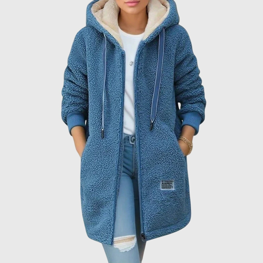 Women's Teddy Jacket in Blue