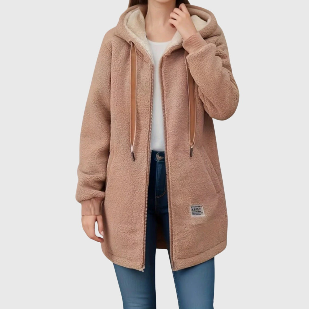 Women's Teddy Jacket in Brown