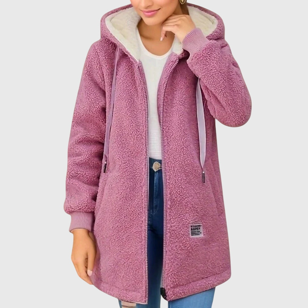 Women's Teddy Jacket in Pink