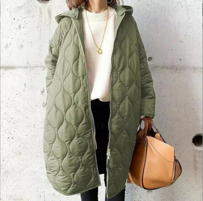 Women's Padded Jacket in Light Green