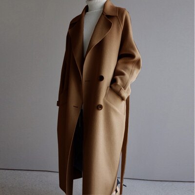 Women's Trench Coat in Brown