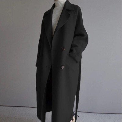 Women's Trench Coat in Black