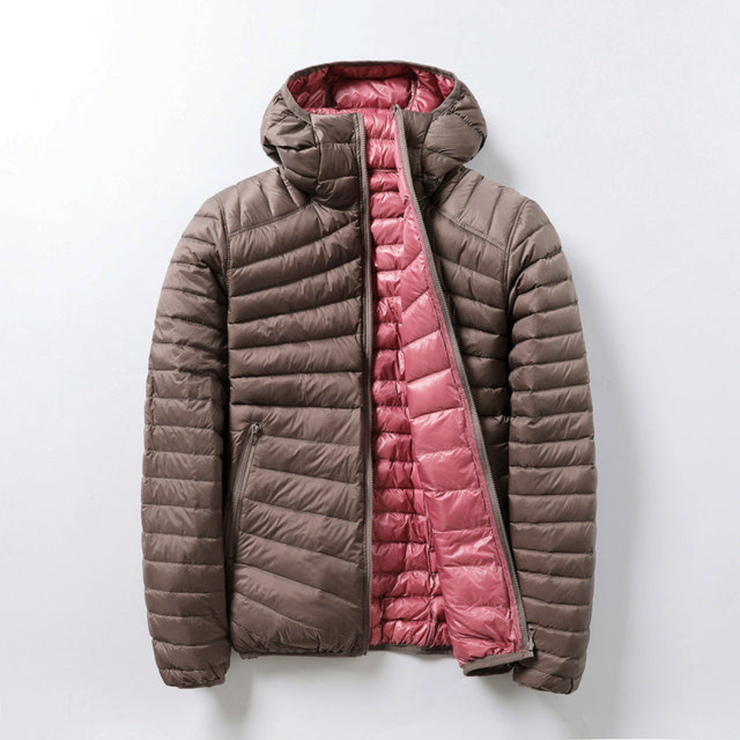 Women's Padded Jacket in Brown