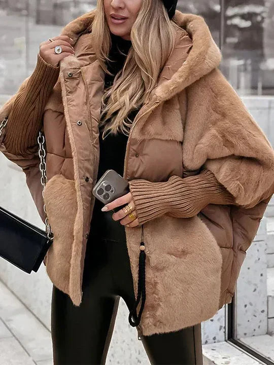 Women's Teddy Jacket in Brown