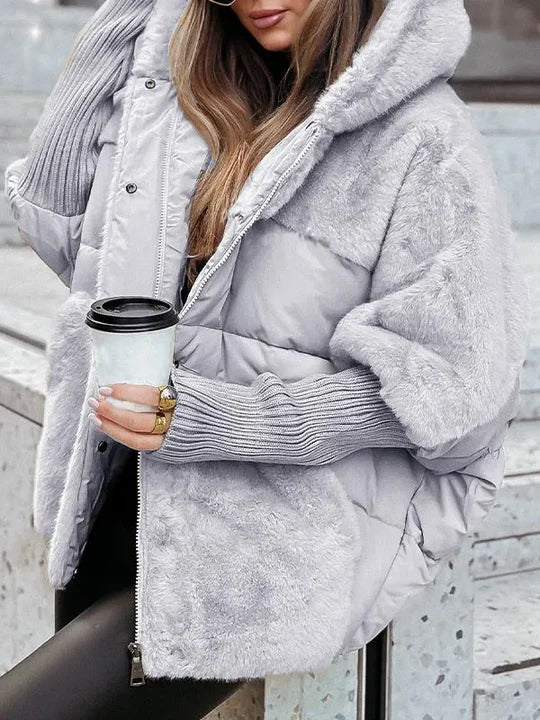 Women's Teddy Jacket in Grey
