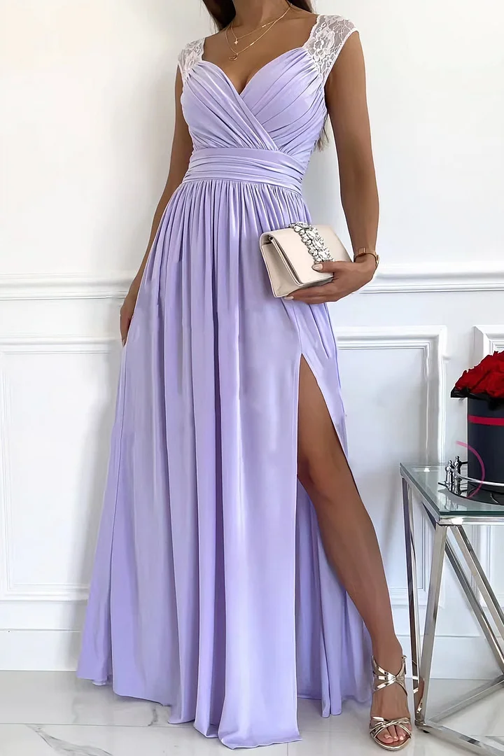 Women's Maxi Dress in Lilac