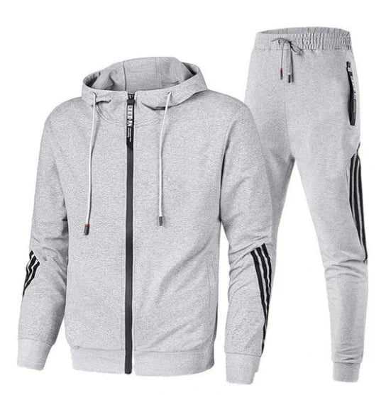 Men's Jogging Suit - Soft Two-Piece Co-Ord Set in Yellow — side view