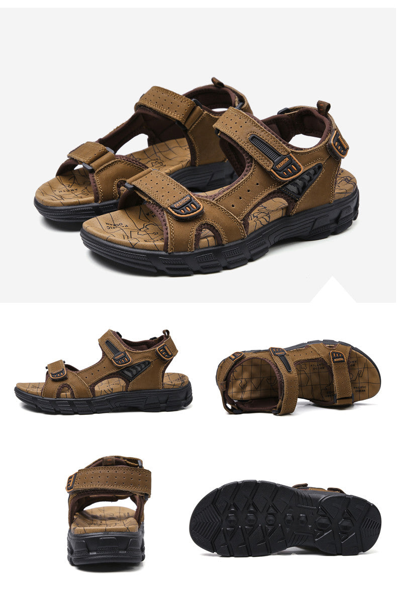 Men's hiking sandals with adjustable straps - SAINT DOR - view 2