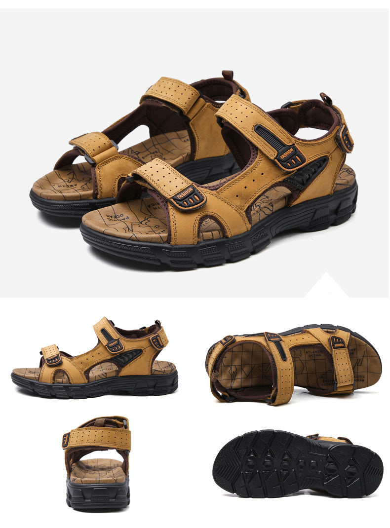 Men's hiking sandals with adjustable straps - SAINT DOR - view 3