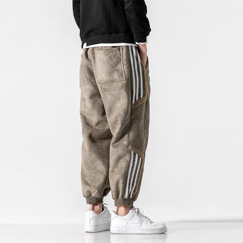 Men's Fleece-Lined Joggers - side view | SAINT DOR