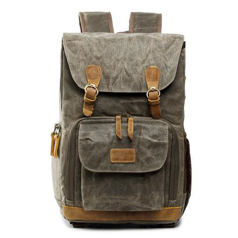 Leather Camera Backpack – Genuine leather – view 4