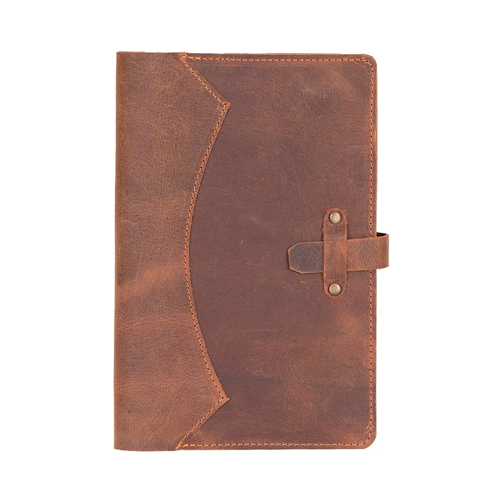 Leather Journal Cover - with Tab Closure