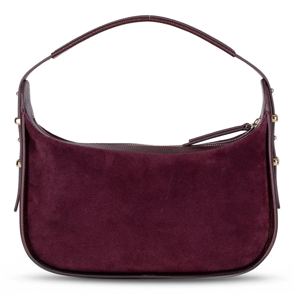 Women's Leather Bag in Burgundy