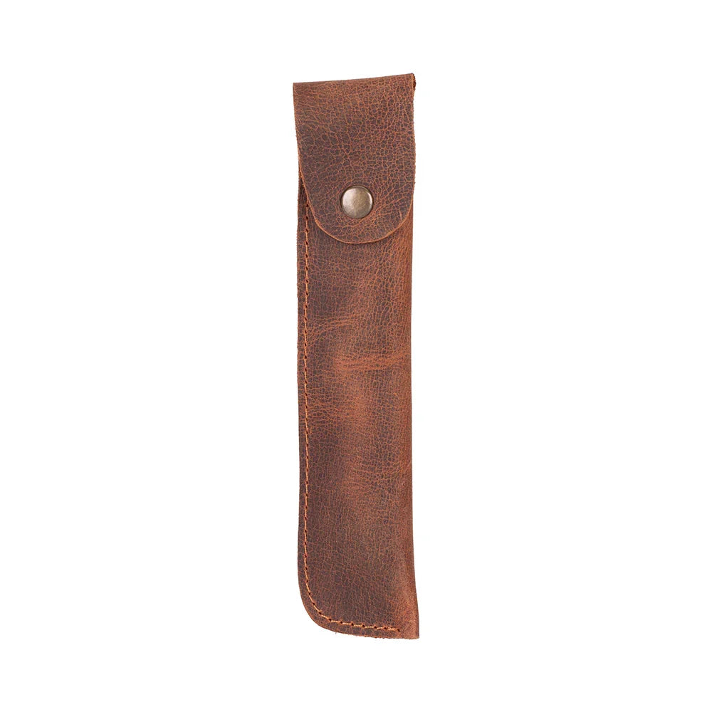 Leather Pen Case - with Press-Stud