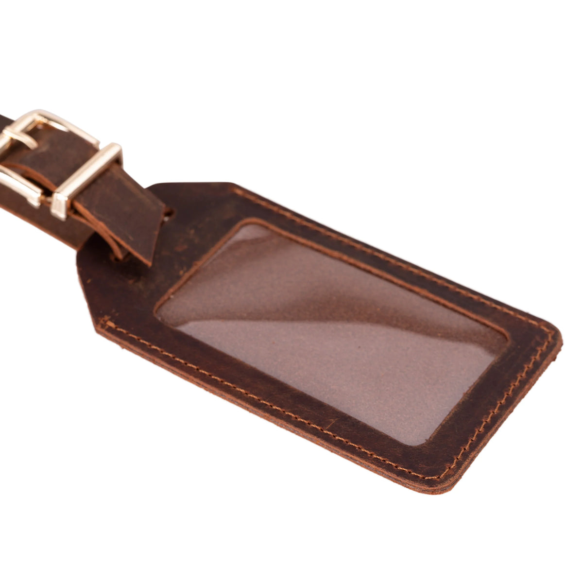 Leather Luggage Tag – Full-grain leather – view 3