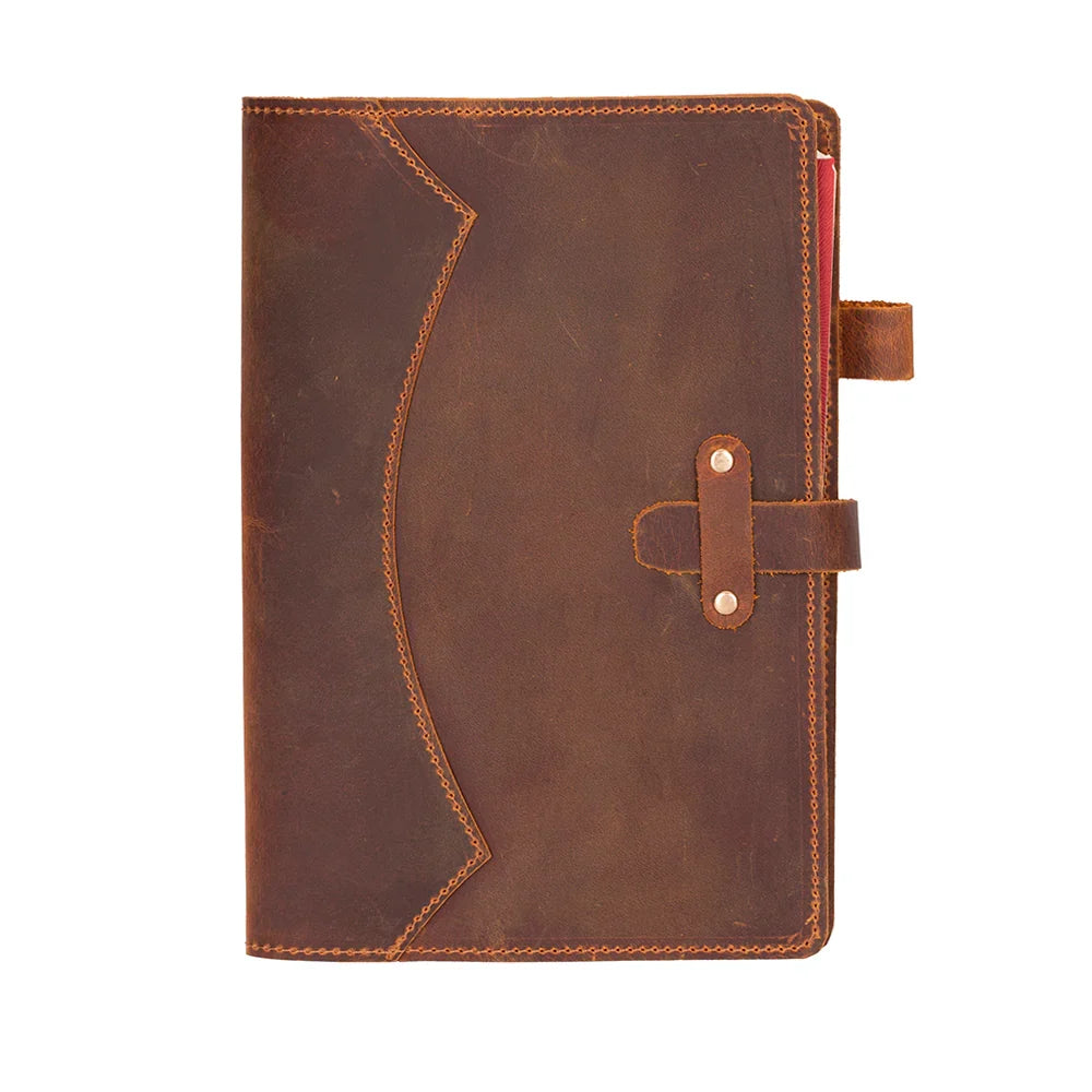 Leather Journal Cover in Moccasin