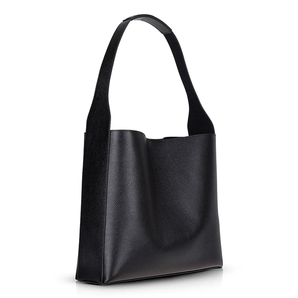 Women's Leather Bag in Black