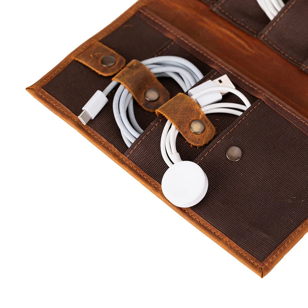 Leather Cable Organiser – Full-grain leather – view 13