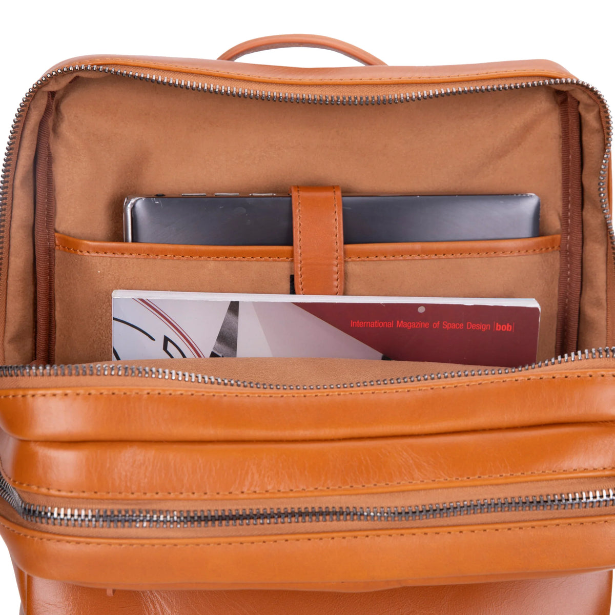 Laptop Backpack – Full-grain leather – view 21