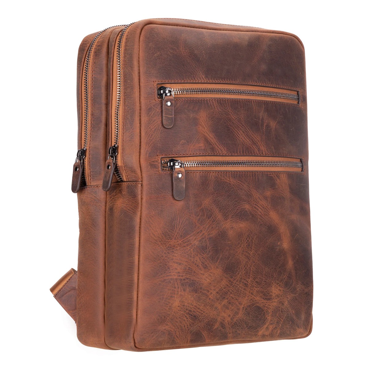 Laptop Backpack in Tan Brown
