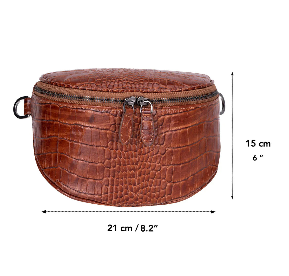 Leather Crossbody Bag – Full-grain leather – view 4