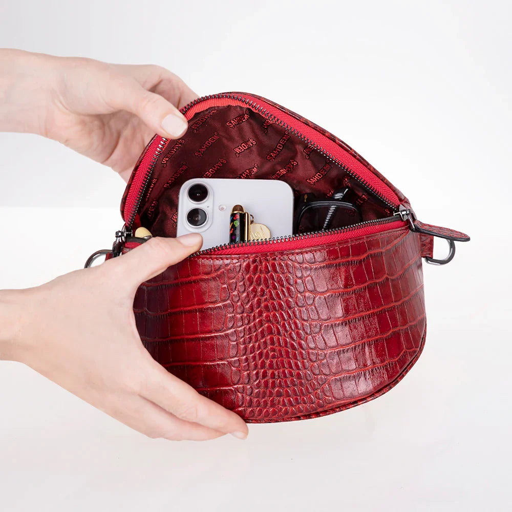 Leather Crossbody Bag – Full-grain leather – view 18