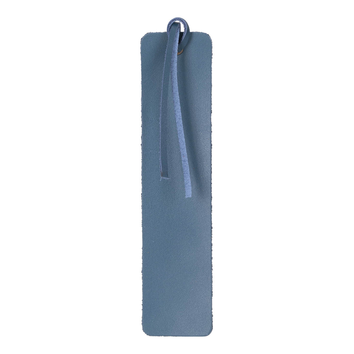 Leather Bookmark in Sandy Blue