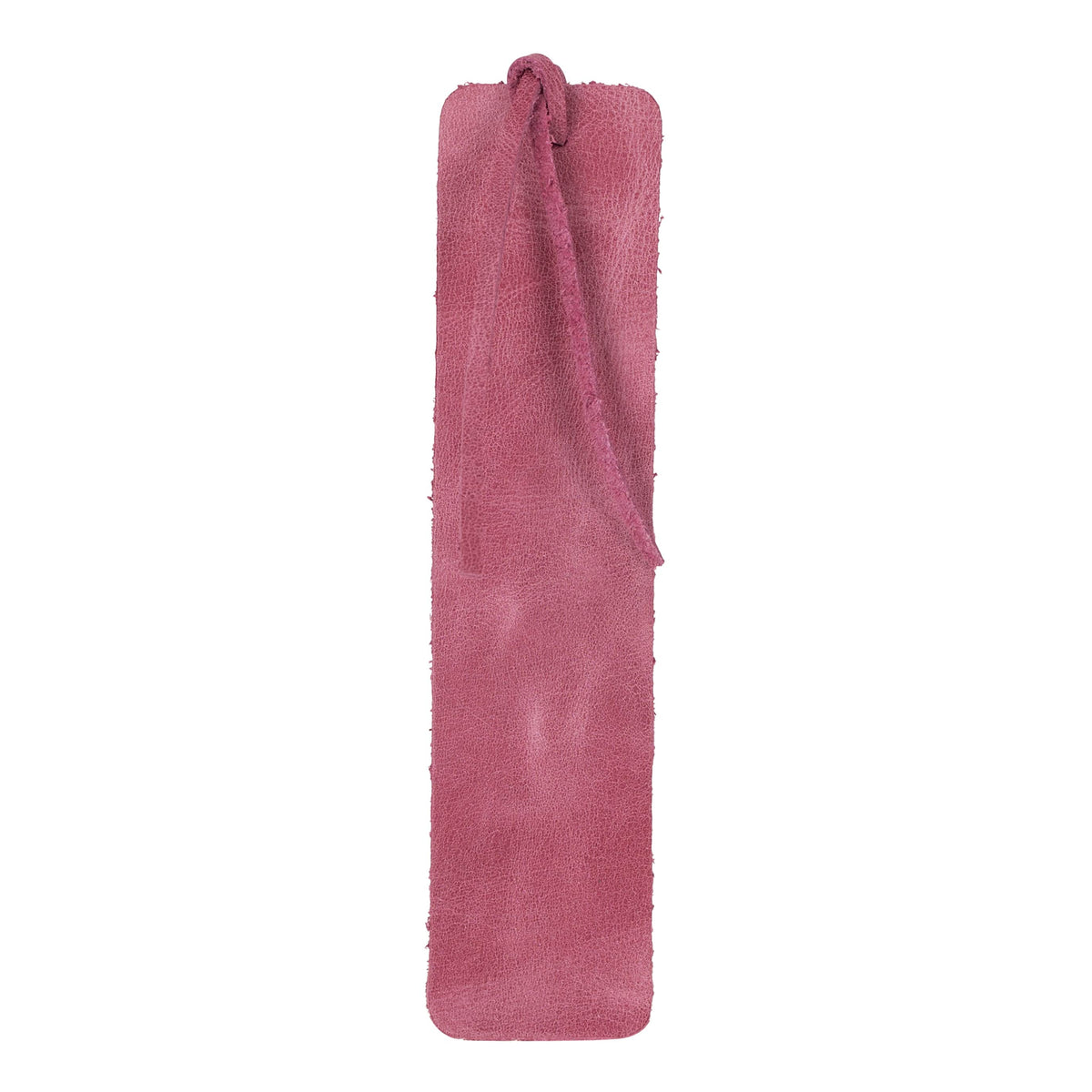 Leather Bookmark in Passion Red