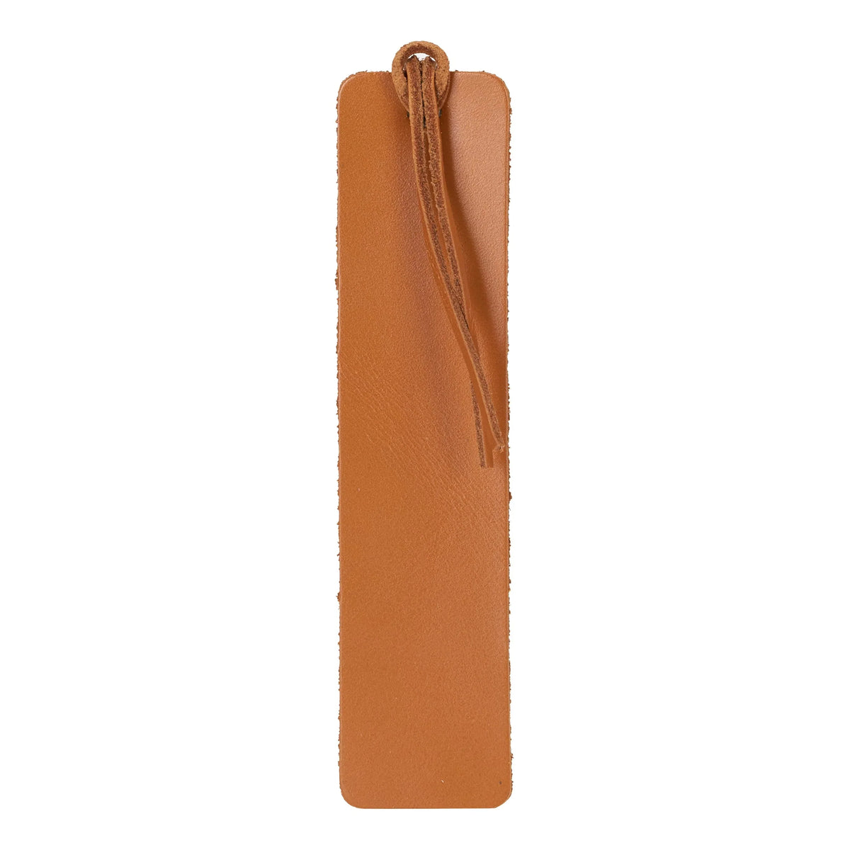 Leather Bookmark in Sandy Tan