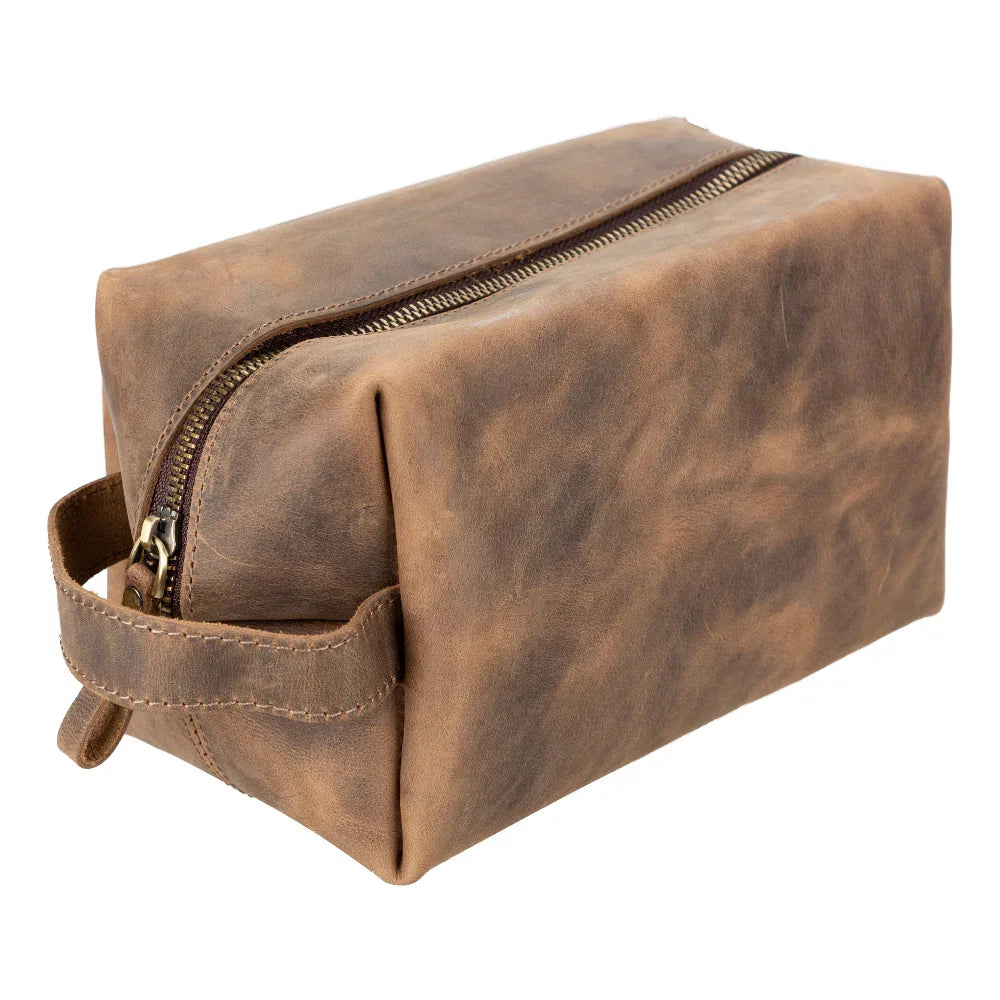 Leather Wash Bag – Full-grain leather – view 13