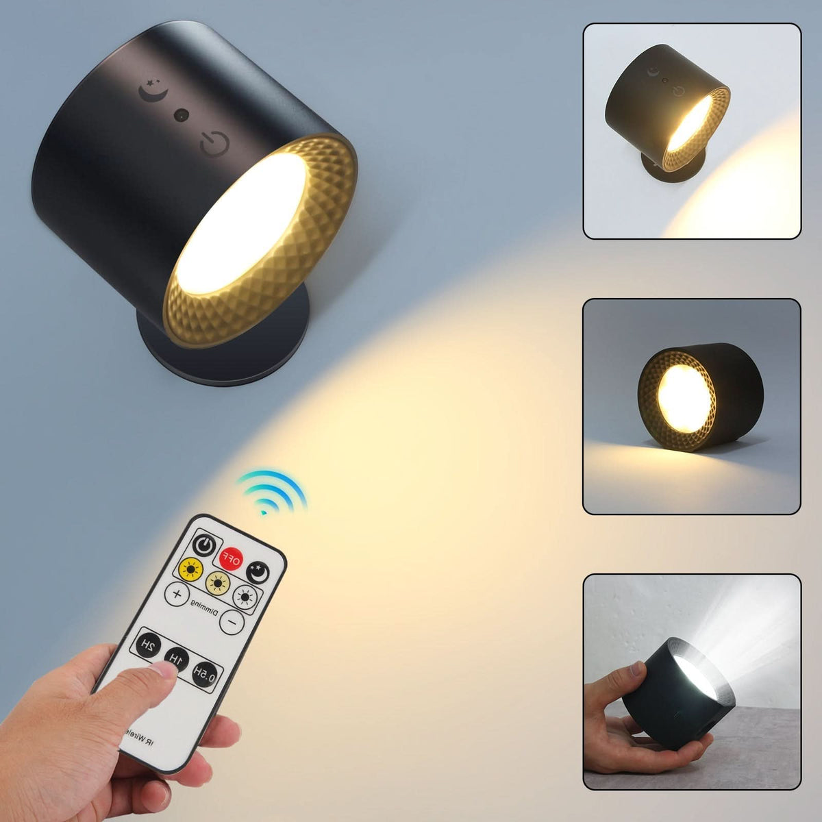 Cordless, Dimmable and Rotating — view 4
