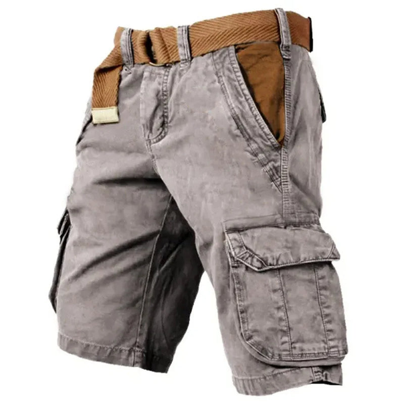 Men's Cargo Shorts – Denim Material – Versatile & Comfortable – Summer - side view