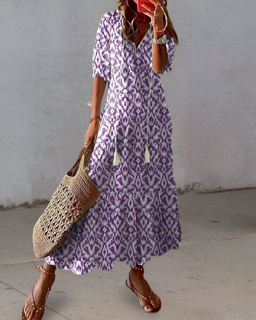 Women's Dress - Boho Magic Covering Dress in Green (Almost sold out)