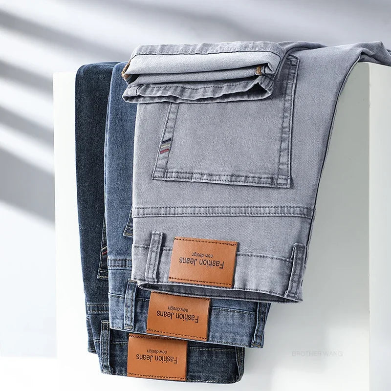 Men's Slim Fit Jeans - Waist Sizing - product view | SAINT DOR
