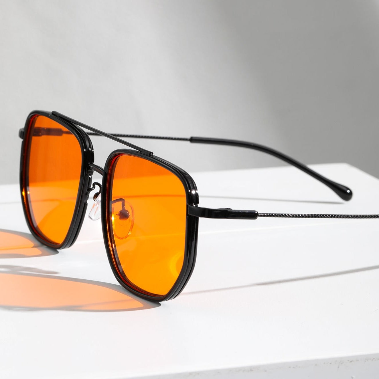 Women's Felina Polished Metal Sunglasses – UV400 Style – back view