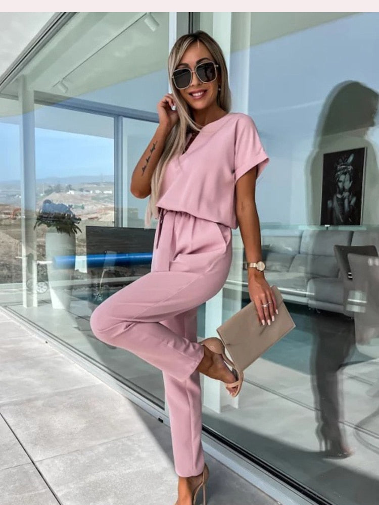Women's Jumpsuit - Effortless Elegant Fit - view 5