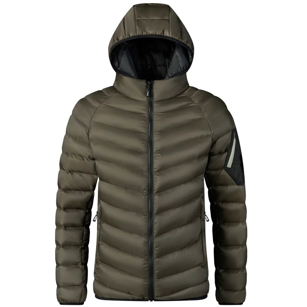 Men's Wasser- and Winddichte Winter Jackett for optimale Waerme and Sc - detail view