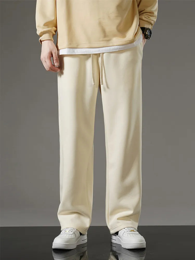 Men's Relaxed Fit Casual Joggers - front view | SAINT DOR