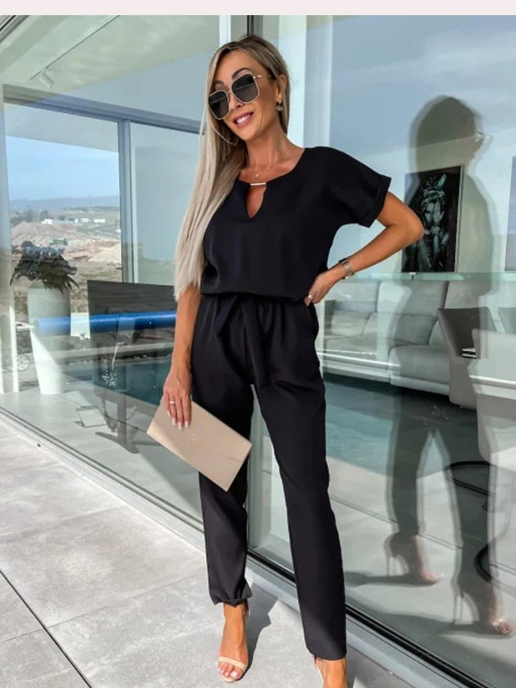 Women's Jumpsuit - Effortless Elegant Fit - view 10