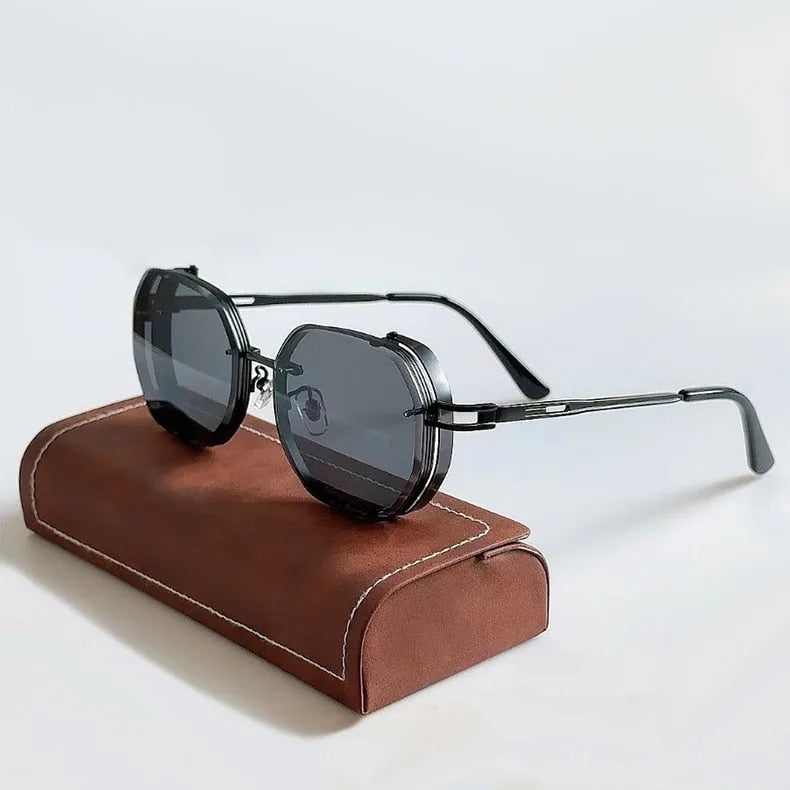 Women's Delaney Aluminium Sunglasses – Vintage UV400 – side view