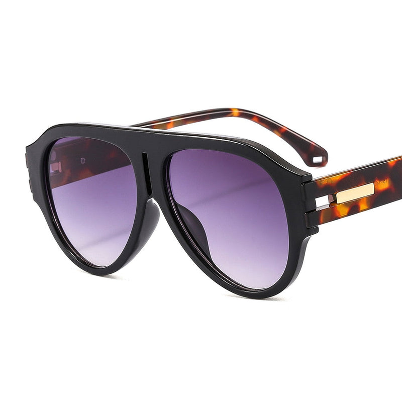 Women's Stylish Sunglasses – Polarised UV400 Resin Frame – side view