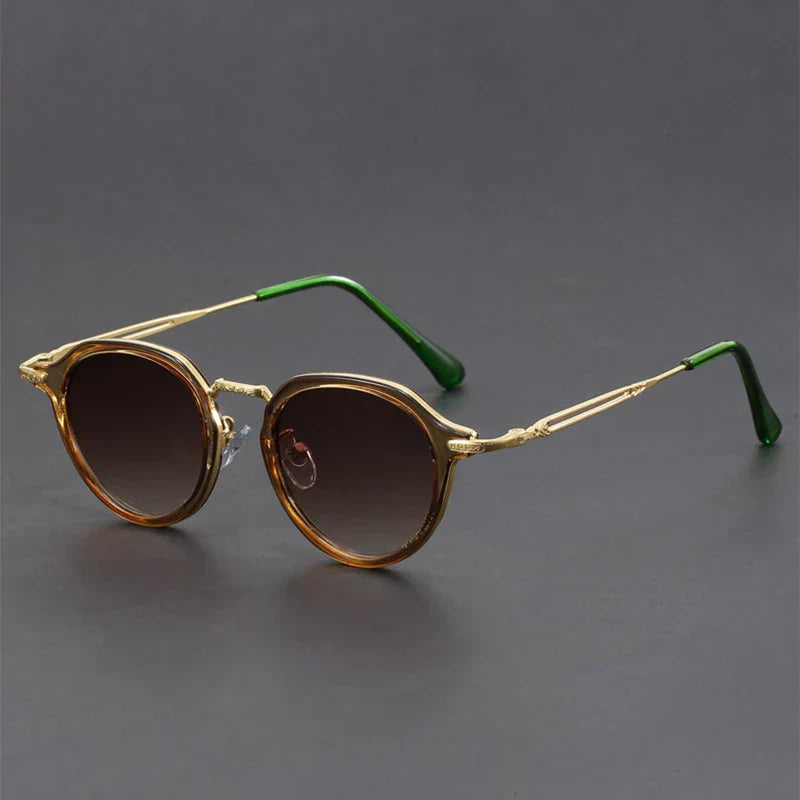 Unisex Bruno Classic Metal Sunglasses – UV400 Everyday – full length view