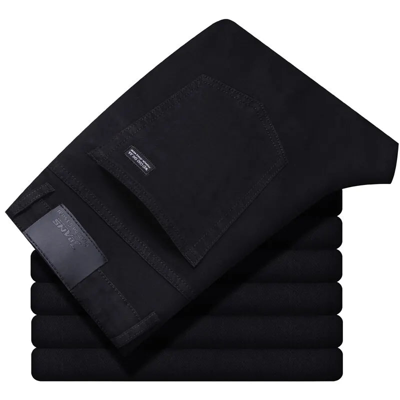Men's Slim Fit Jeans - Four Colourways - back view | SAINT DOR